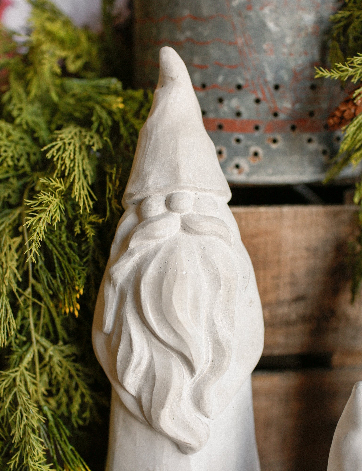 Nordic Concrete Santa The Little Burlap Barn®