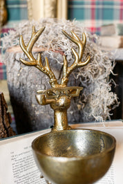 Brass Standing Deer