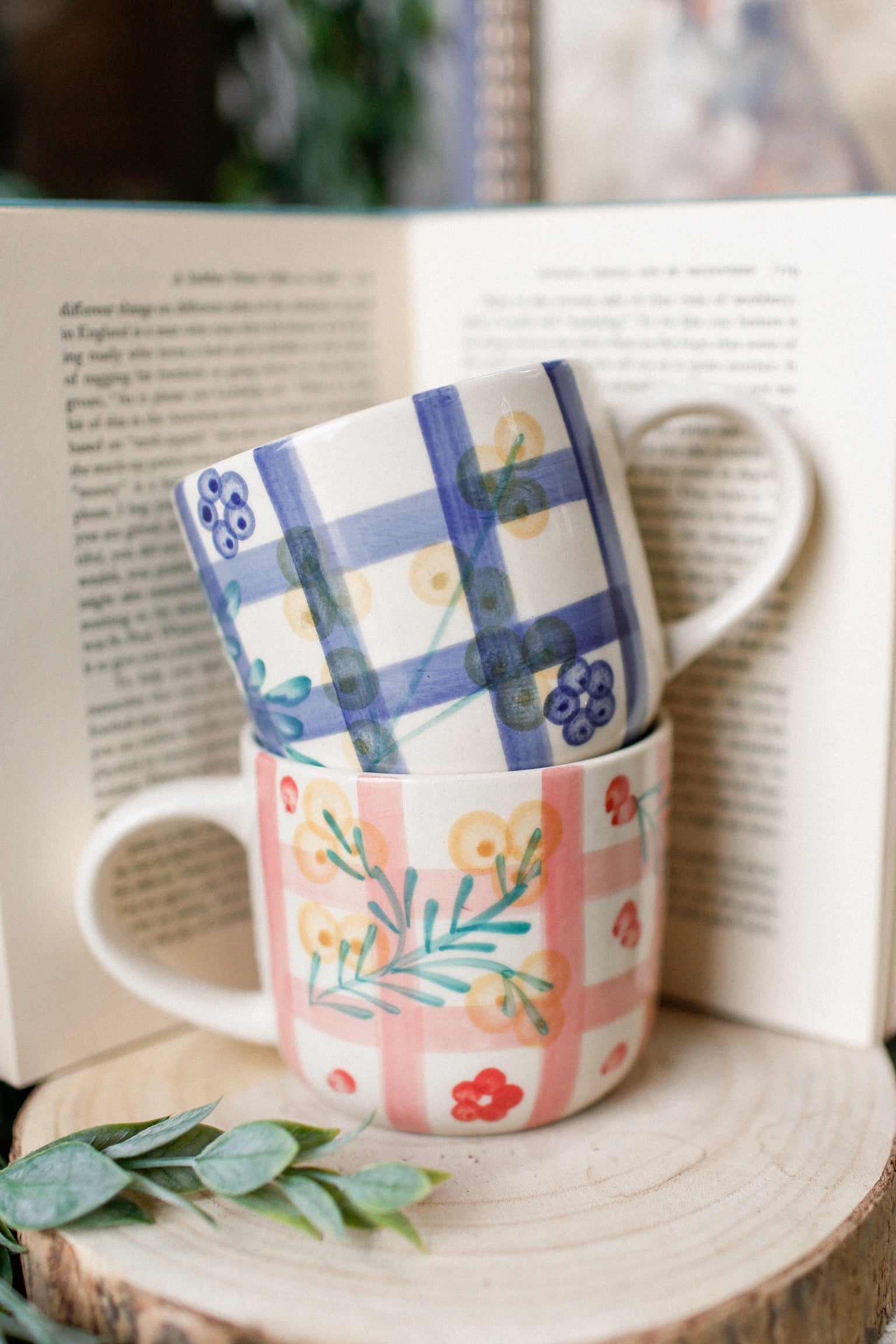 Hand-Painted Cottage Mug