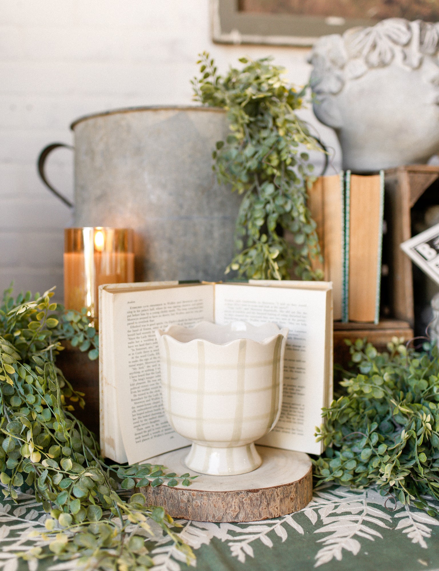 Bonnie Scalloped Pot The Little Burlap Barn®