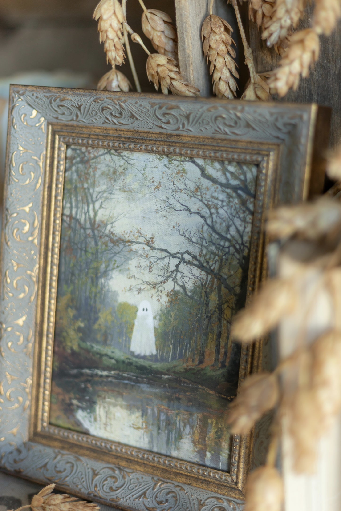 Woodland Ghost Framed Art The Little Burlap Barn