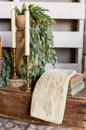 Embroidered Wildflower Towels