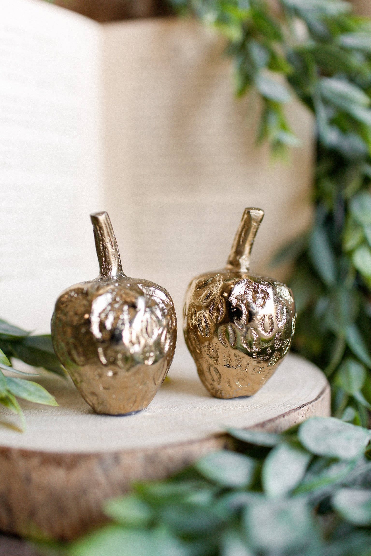 Gilded Strawberry S&P Shakers