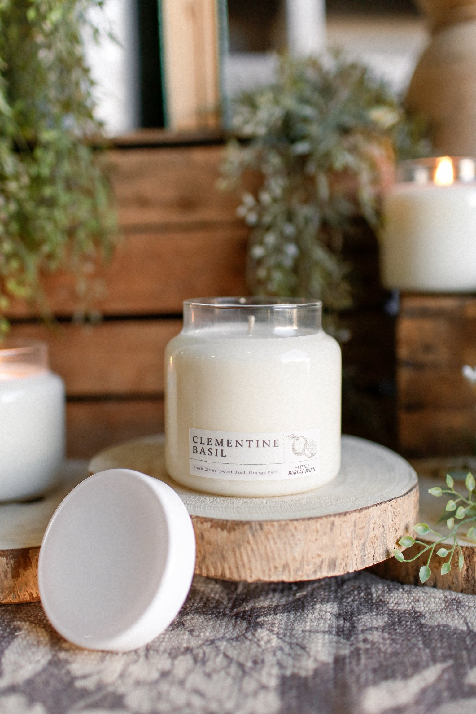 Apothecary Candle-Clementine Basil