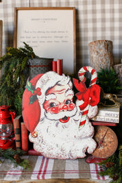 Retro Santa Sign
