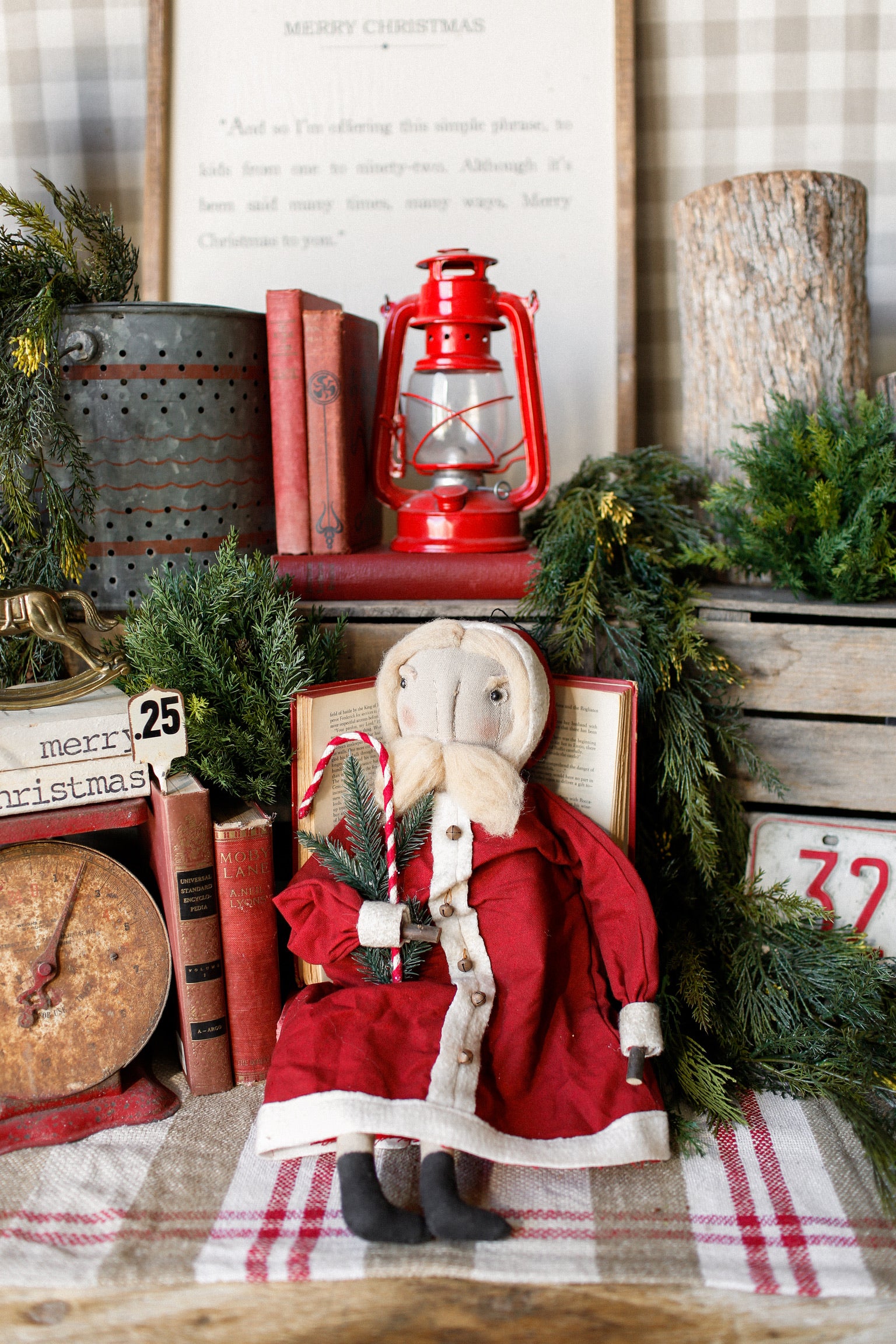 Handmade Kris Kringle Doll