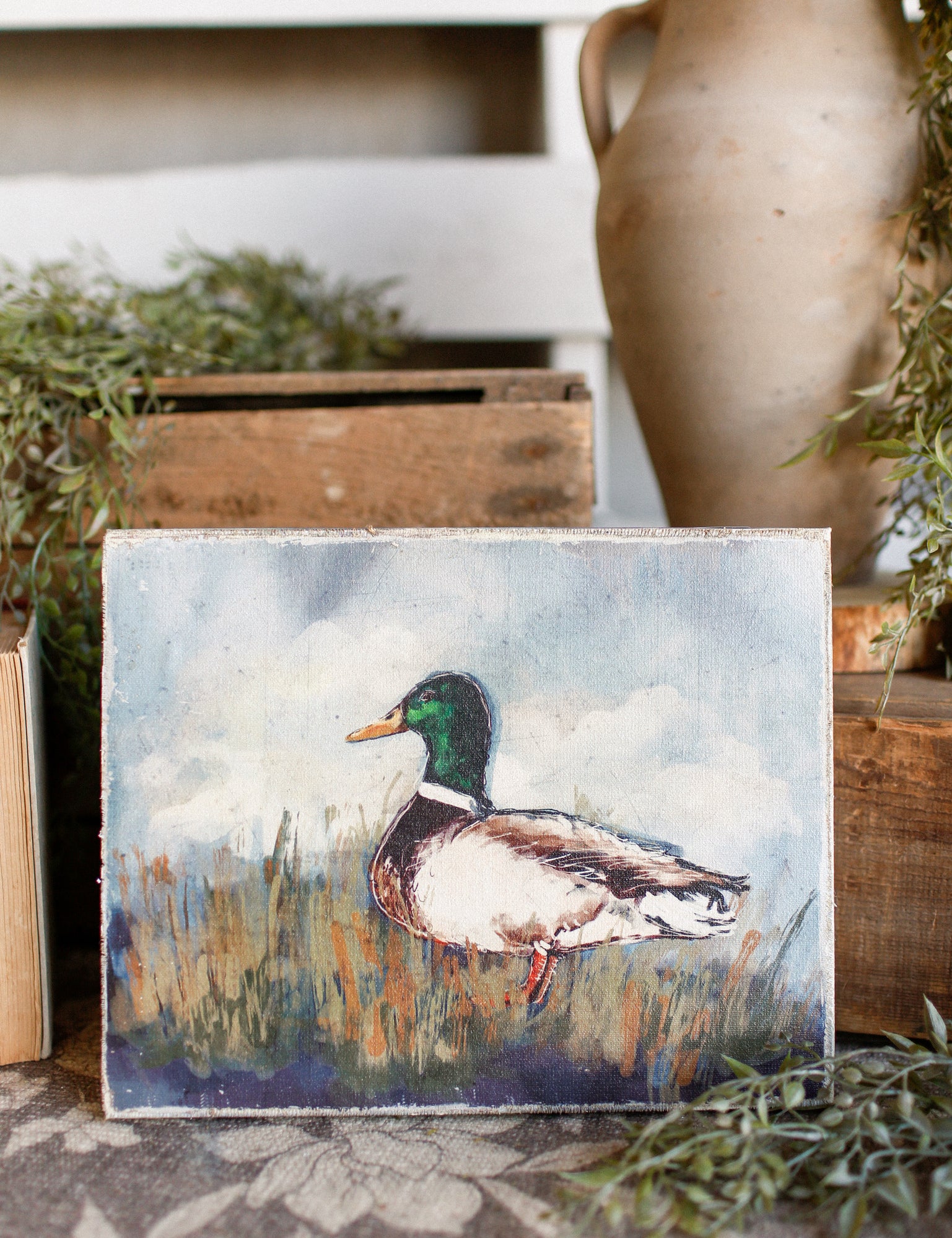 Duck Canvas Print The Little Burlap Barn®