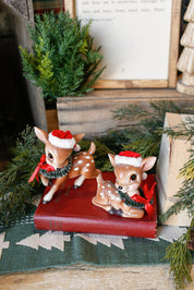 Mini Retro Wreath Deer