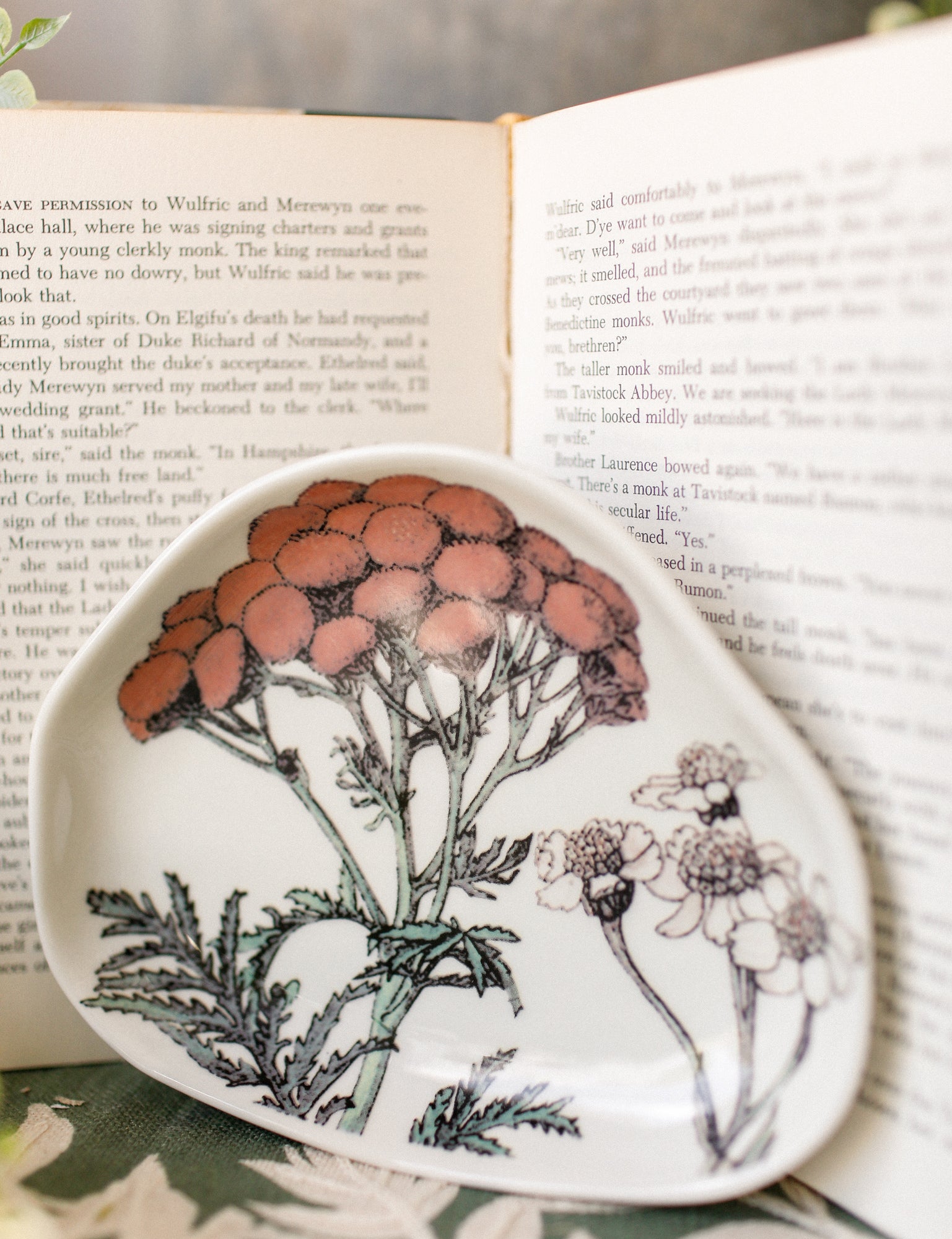 Stoneware Floral Dish The Little Burlap Barn®