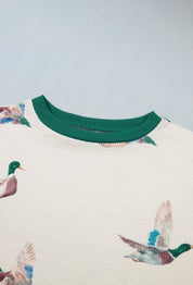 Twisted Rib Mallard Duck Pullover Pink Irene Wholesale