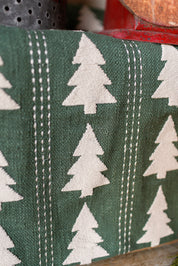 Embroidered Tree Runner