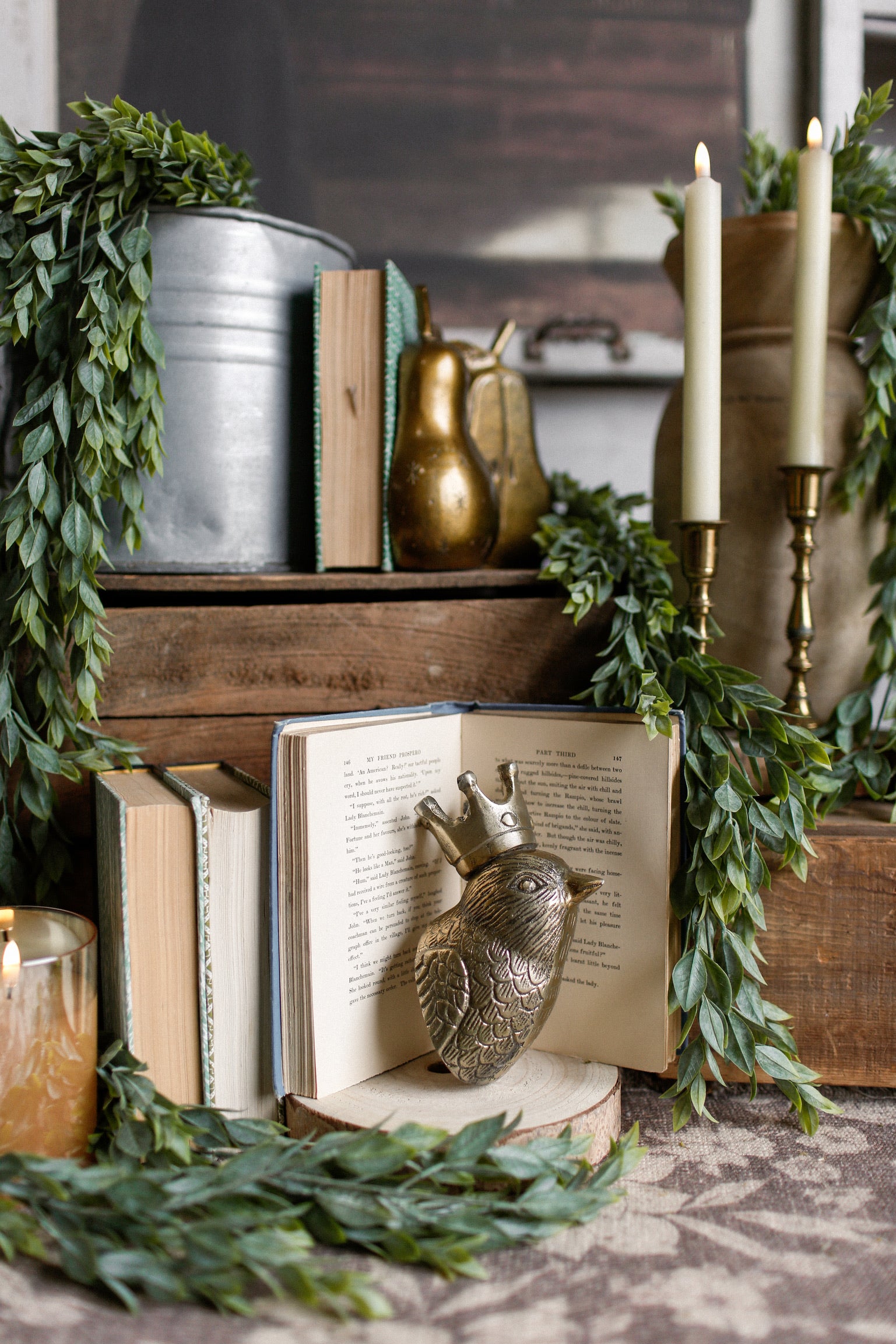 Crowned Bird Wall Mount