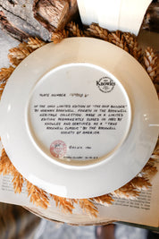 Norman Rockwell Ship Builder Plate