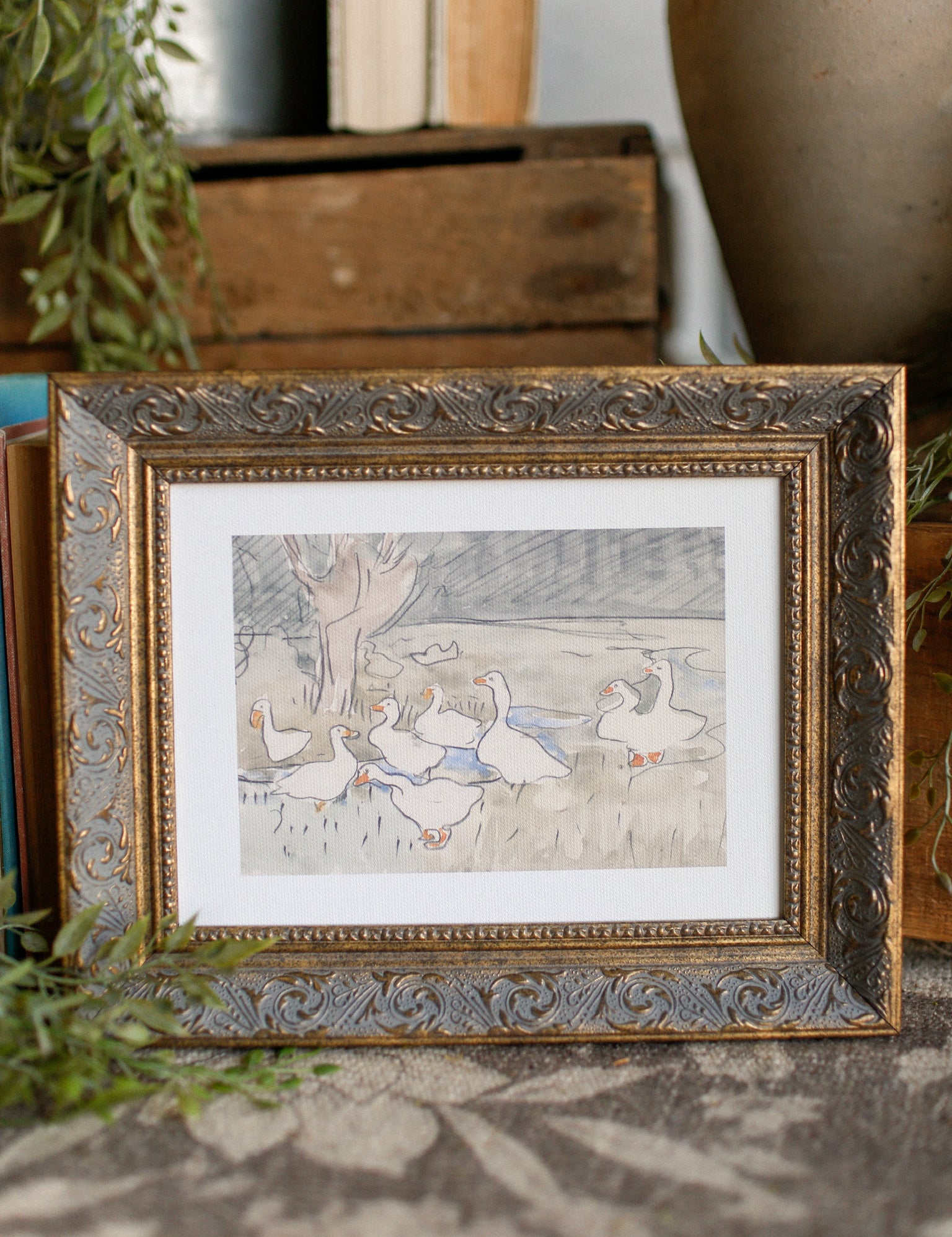 Geese Framed Art The Little Burlap Barn®
