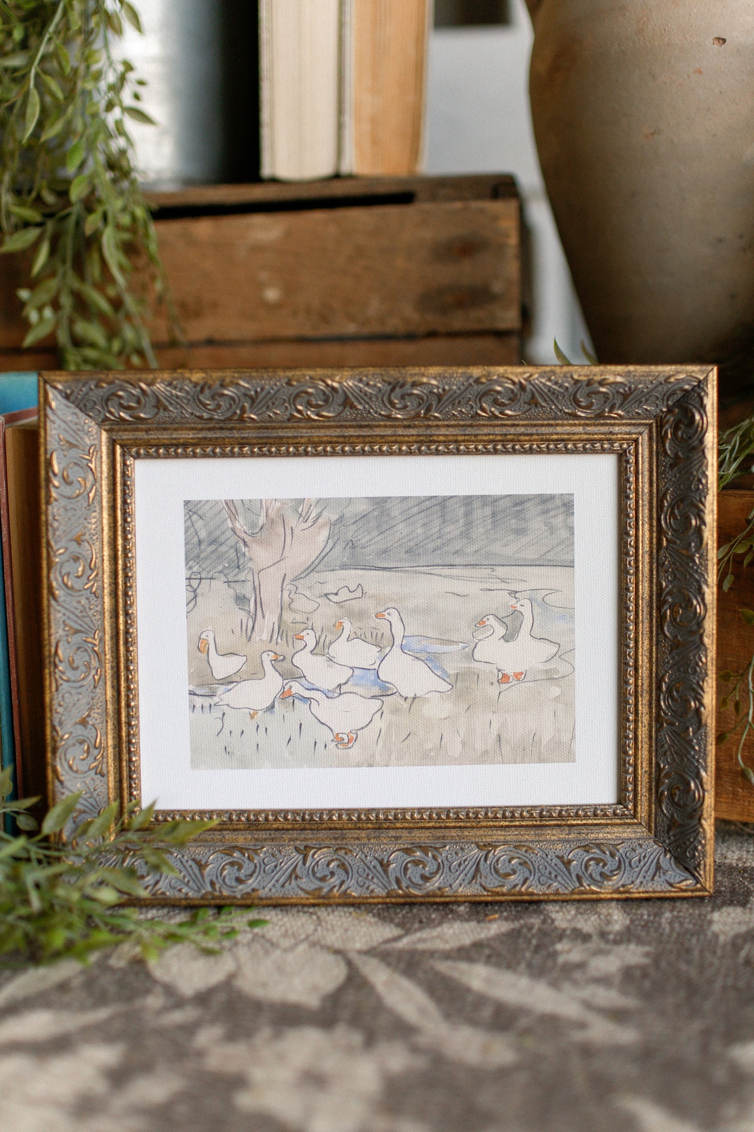 Geese Framed Art The Little Burlap Barn®