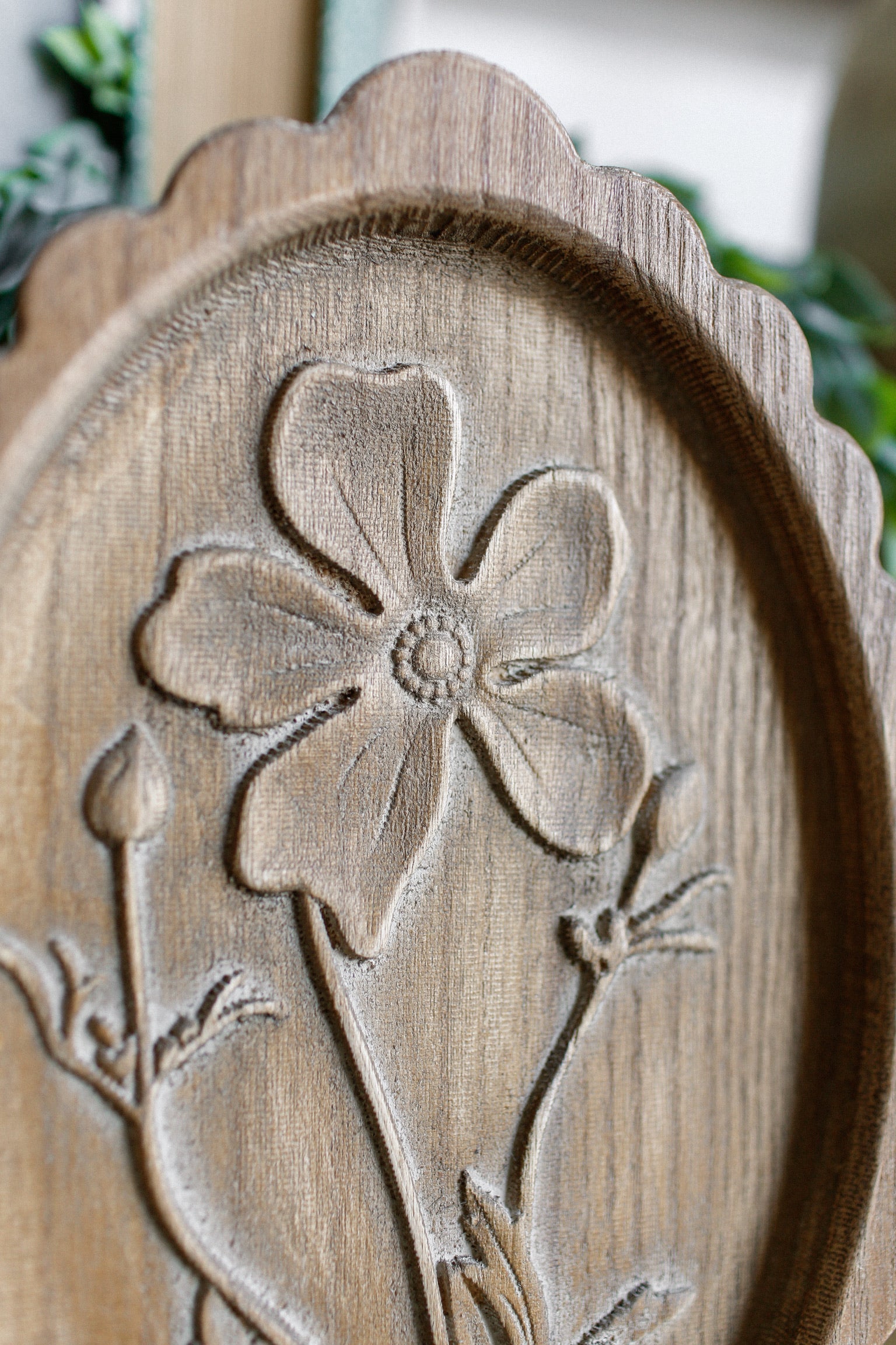 Botanical Scalloped Wall Art