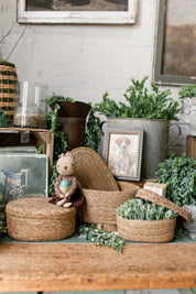 Hand-Woven Seagrass Basket The Little Burlap Barn®