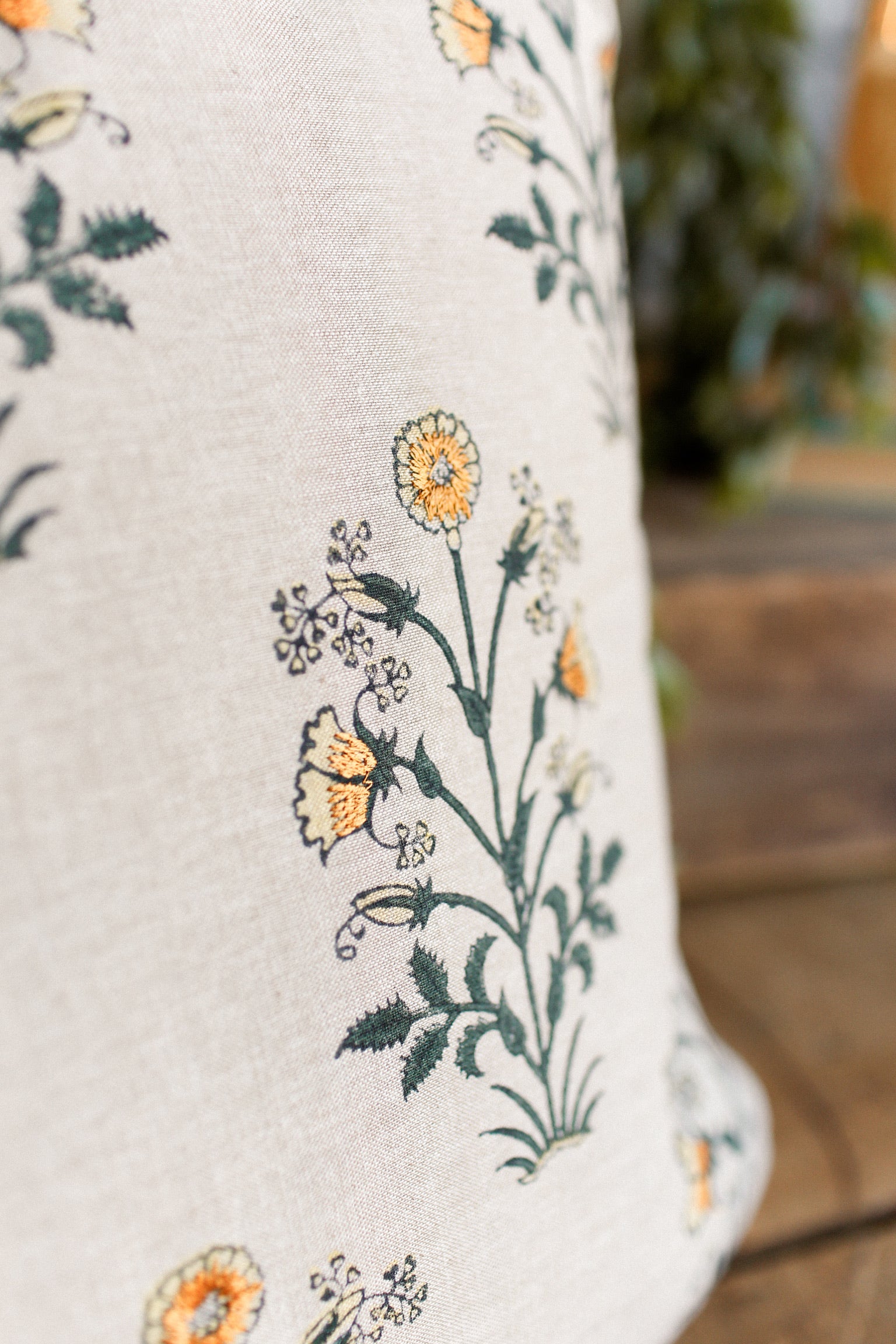 Cottage Marigold Pillow