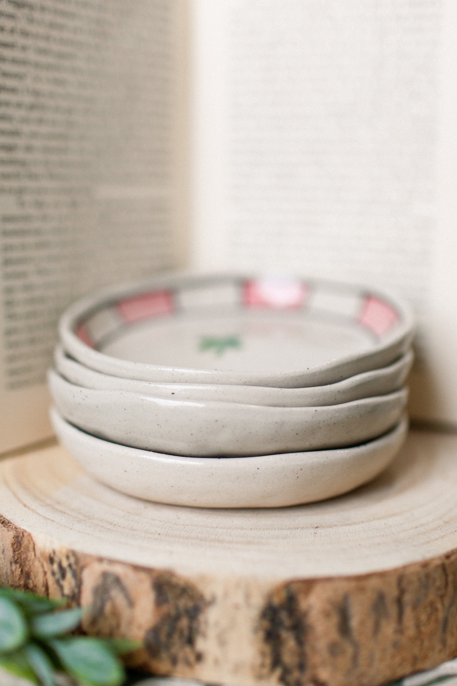 Stoneware Striped Charm Dish The Little Burlap Barn®