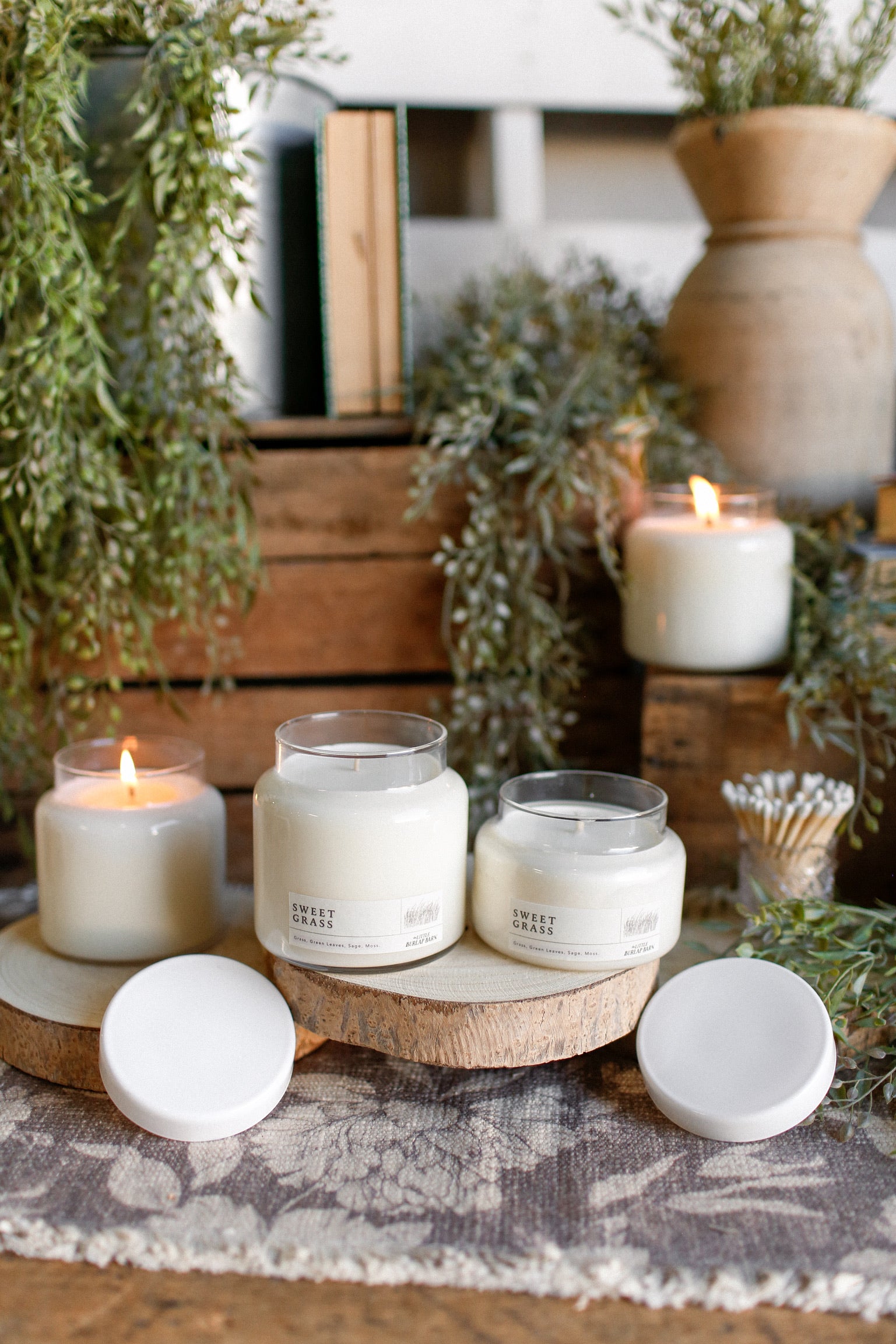 Apothecary Candle-Sweet Grass