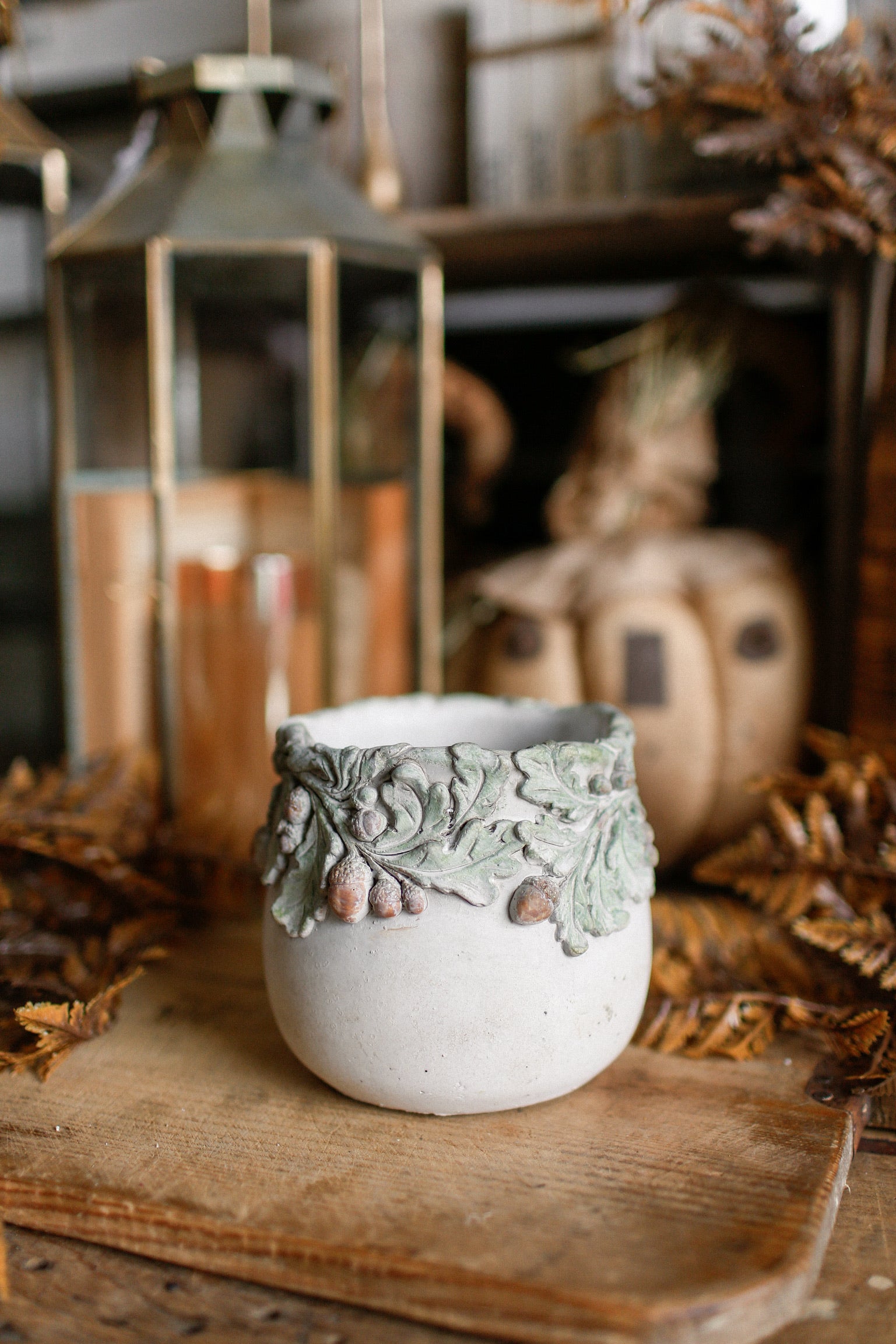 Concrete Acorn Pot The Little Burlap Barn®