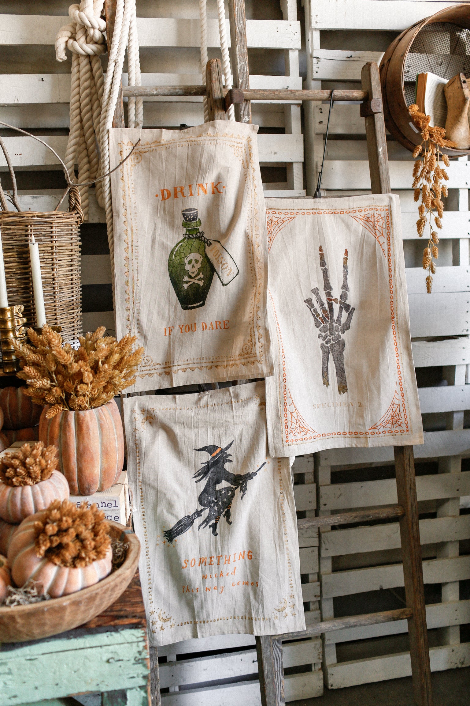Halloween Kitchen Towel (6 Styles) The Little Burlap Barn®