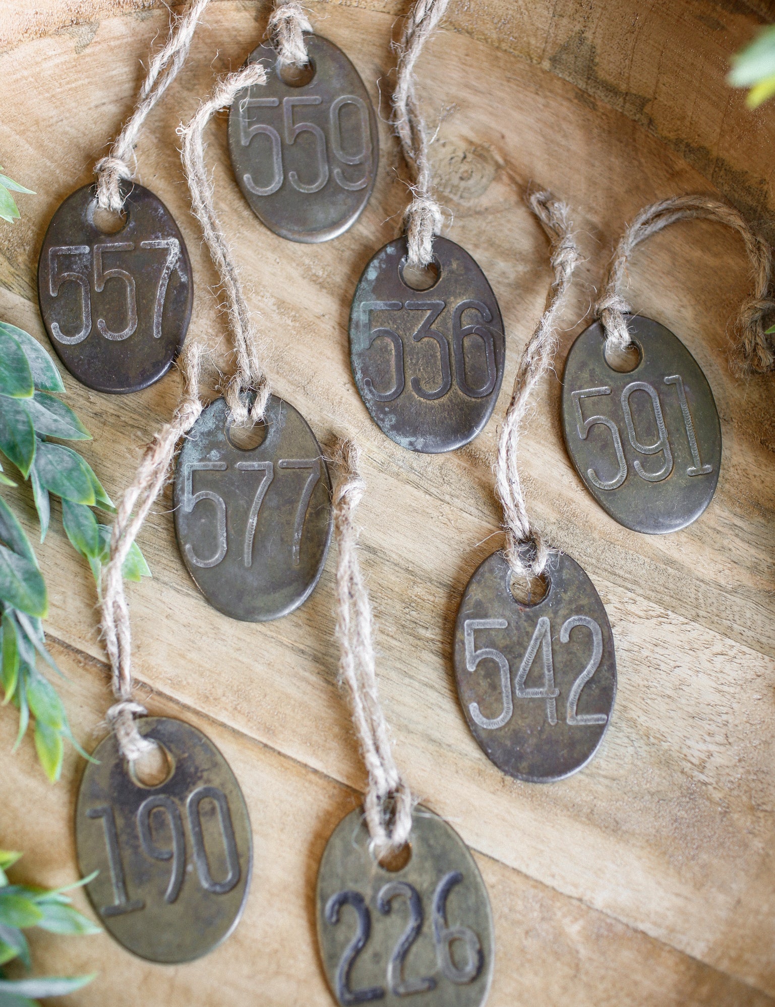 Vintage Brass Cow Tag The Little Burlap Barn®