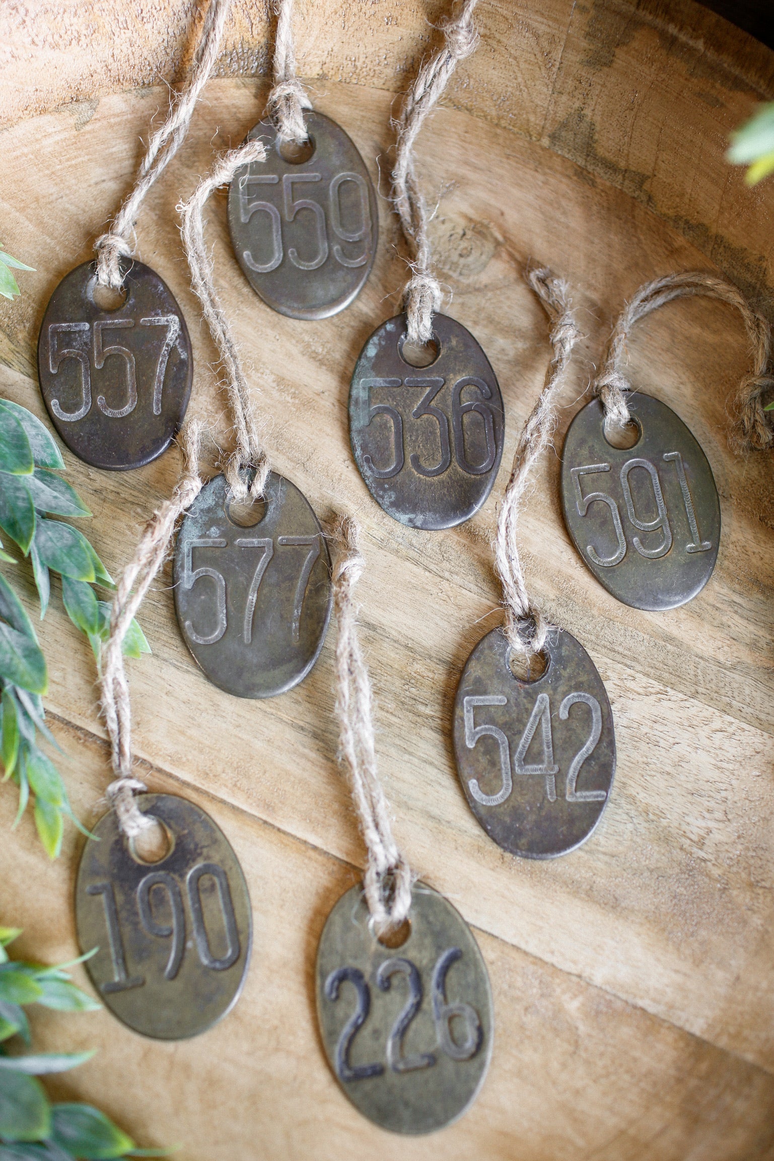 Vintage Brass Cow Tag The Little Burlap Barn®