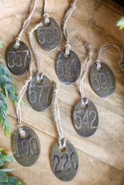 Vintage Brass Cow Tag The Little Burlap Barn®