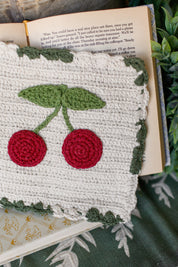 Cherry Crocheted Pot Holder The Little Burlap Barn®