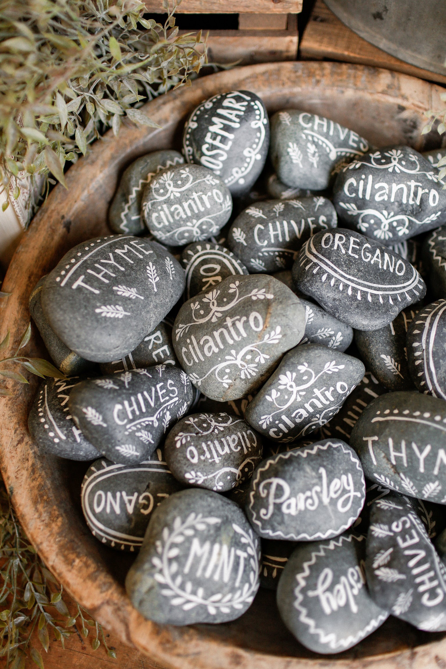Hand-Painted Herb Marker (8 Styles)