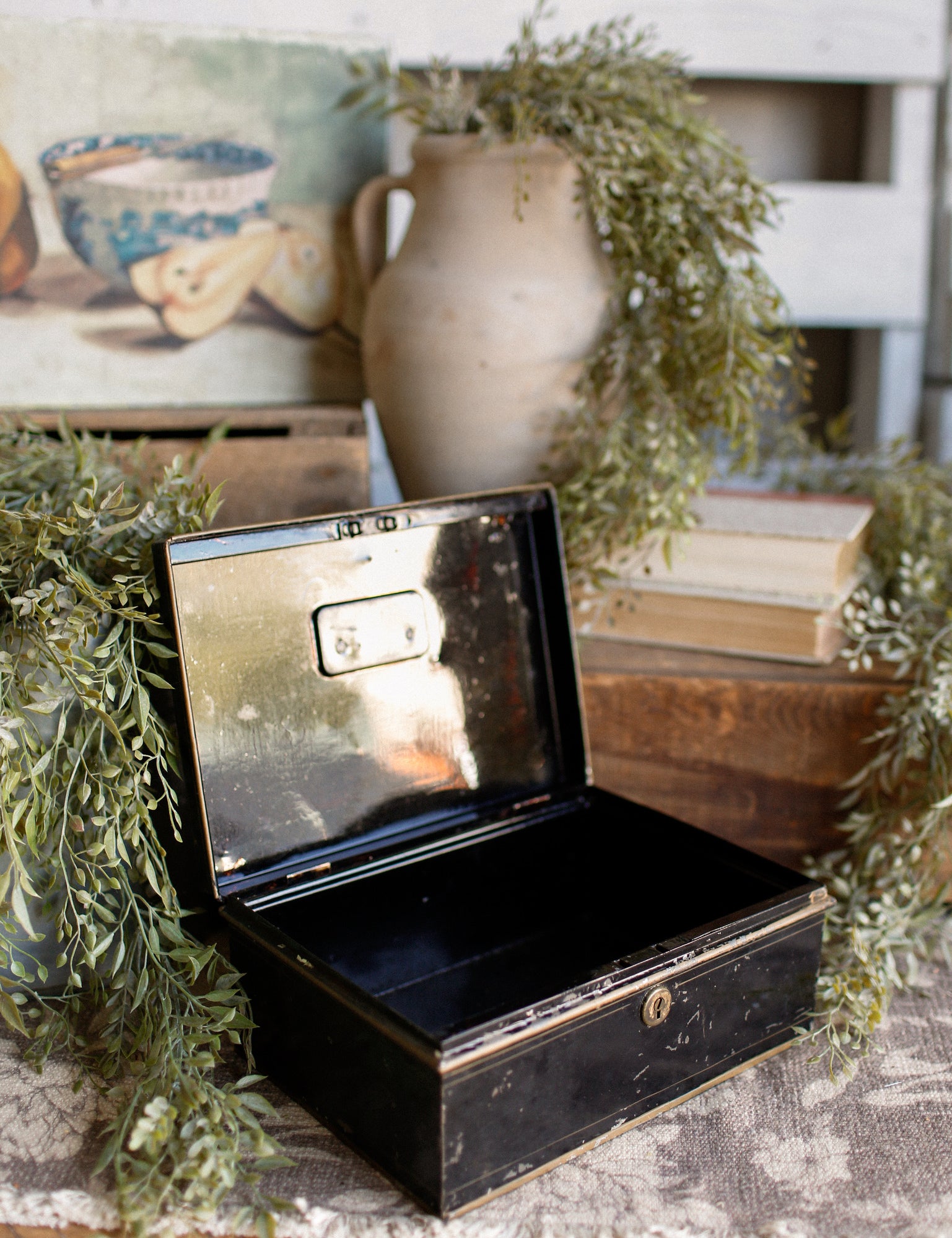 Vintage Cash Money Box The Little Burlap Barn®
