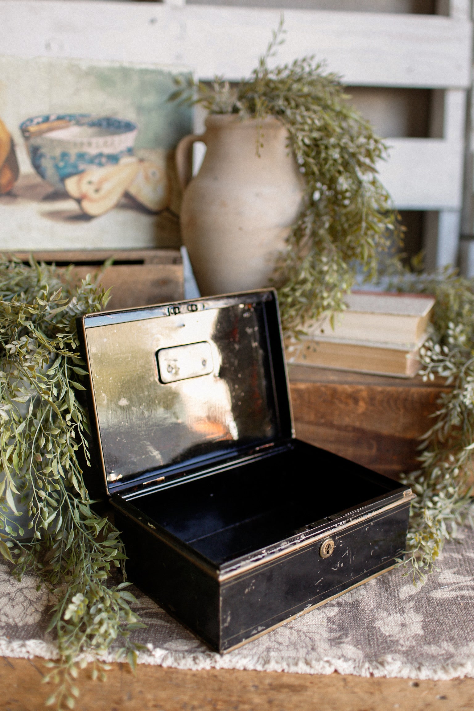 Vintage Cash Money Box The Little Burlap Barn®