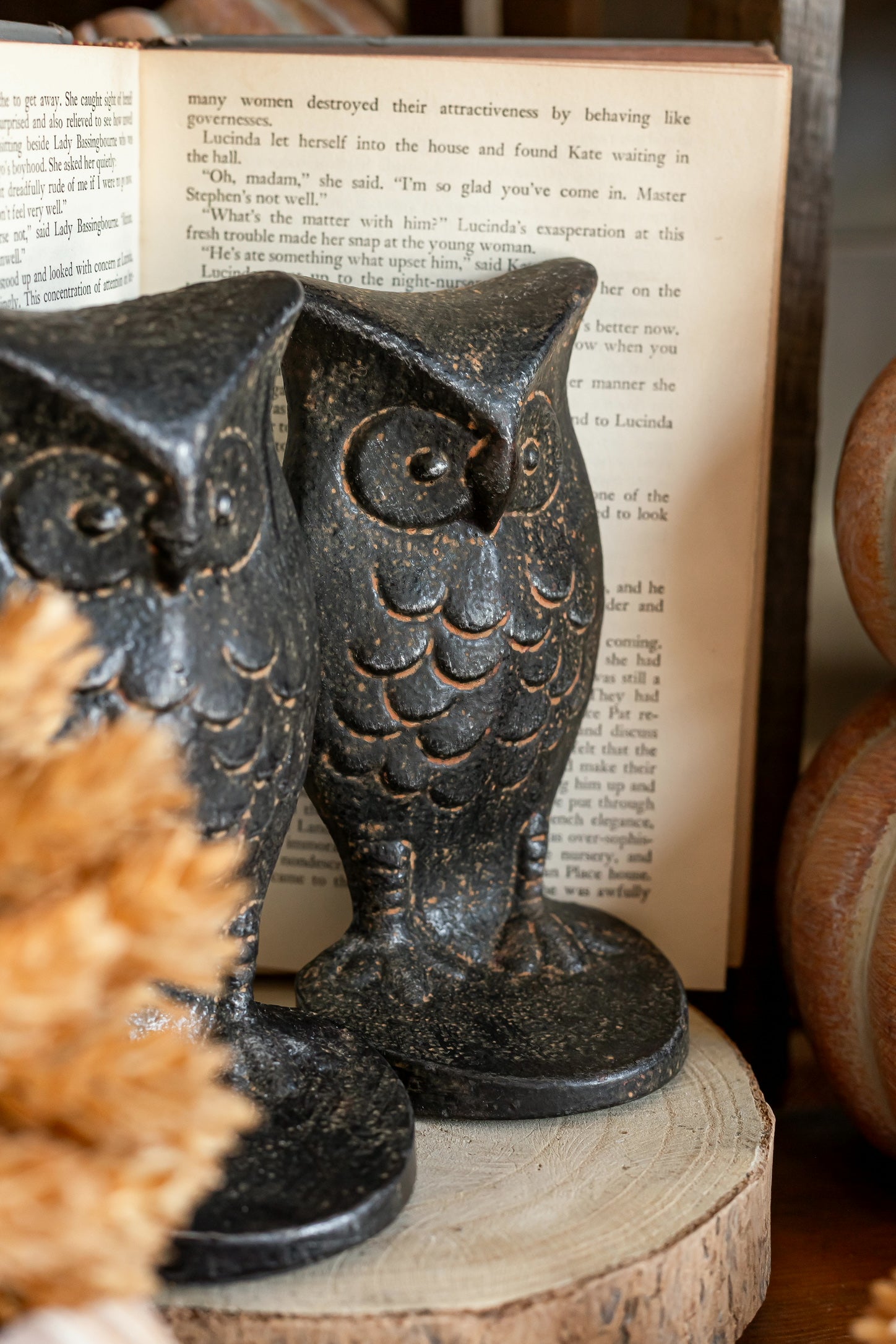 Cast Iron Owl Shaped Bookends Creative Co-Op