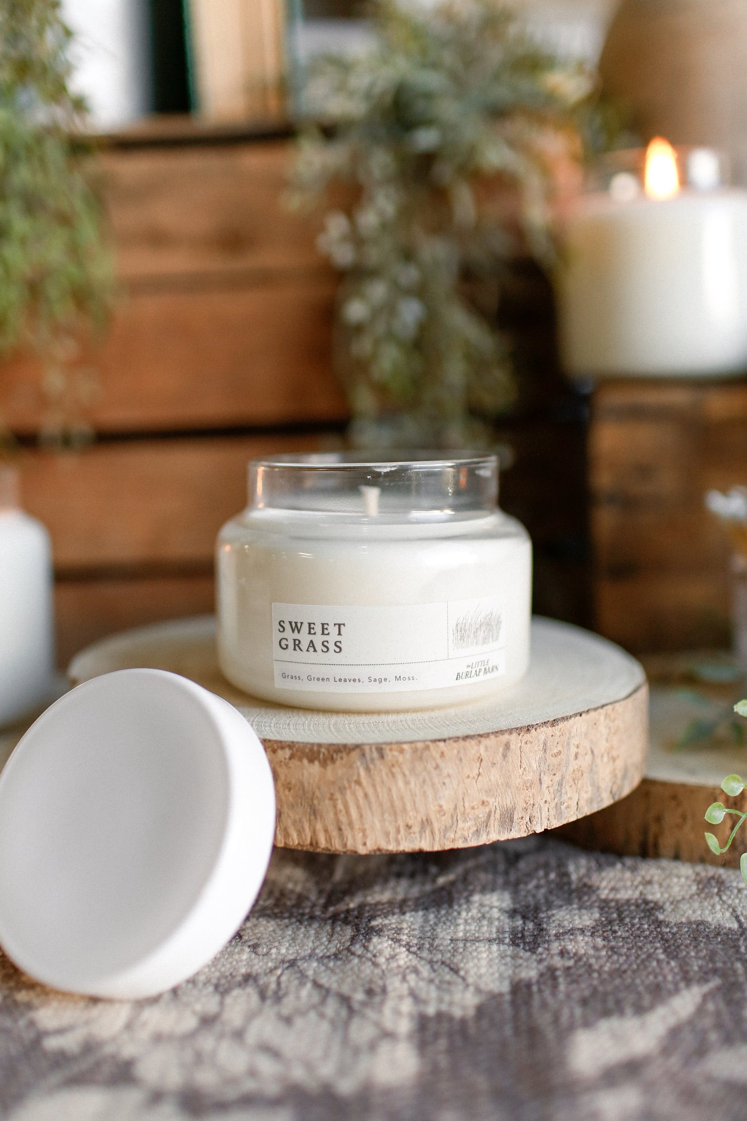 Apothecary Candle-Sweet Grass