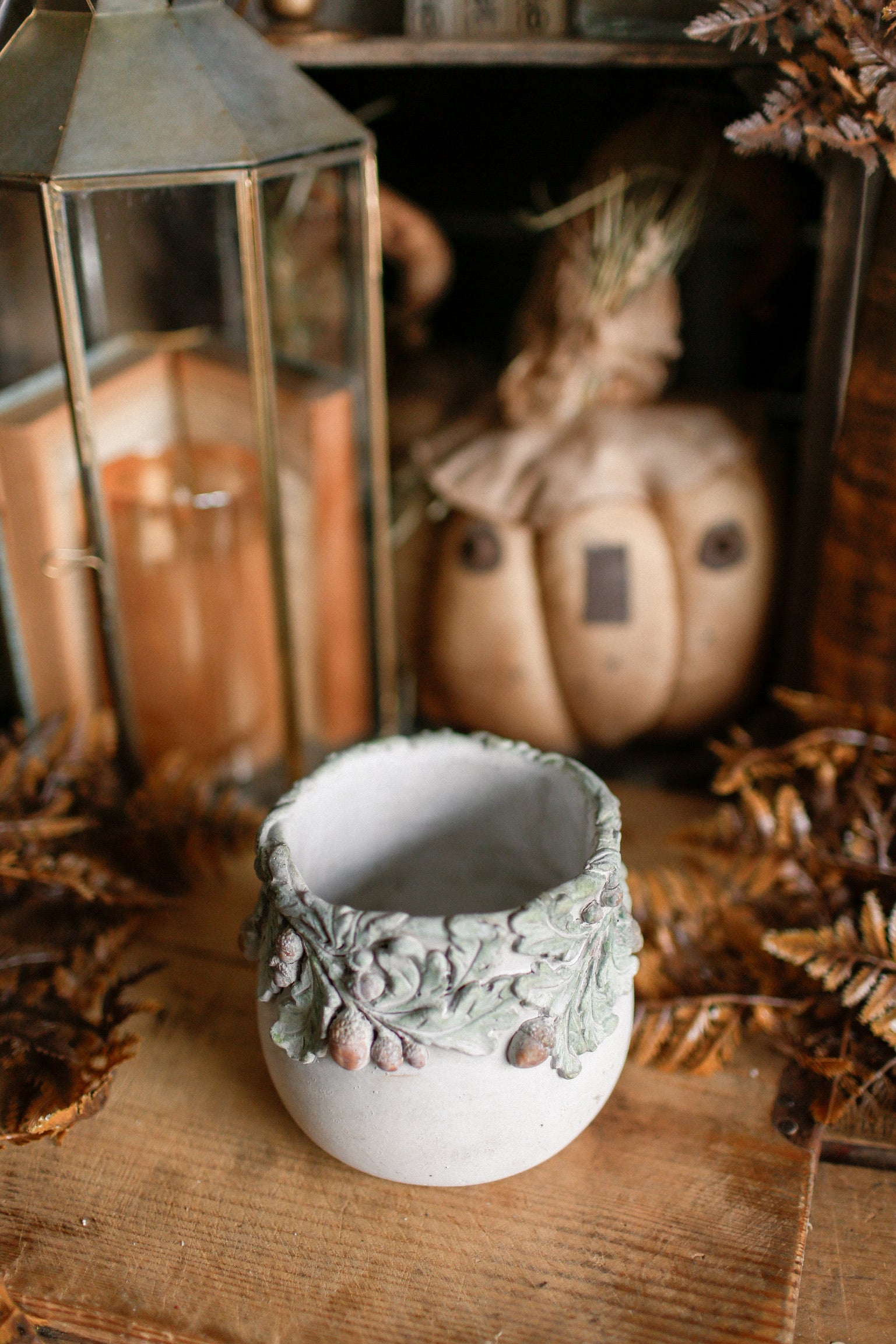 Concrete Acorn Pot The Little Burlap Barn®
