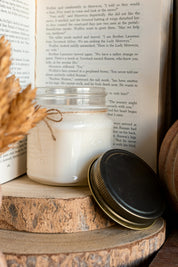 Spiced Cider Mason Jar Candle The Little Burlap Barn