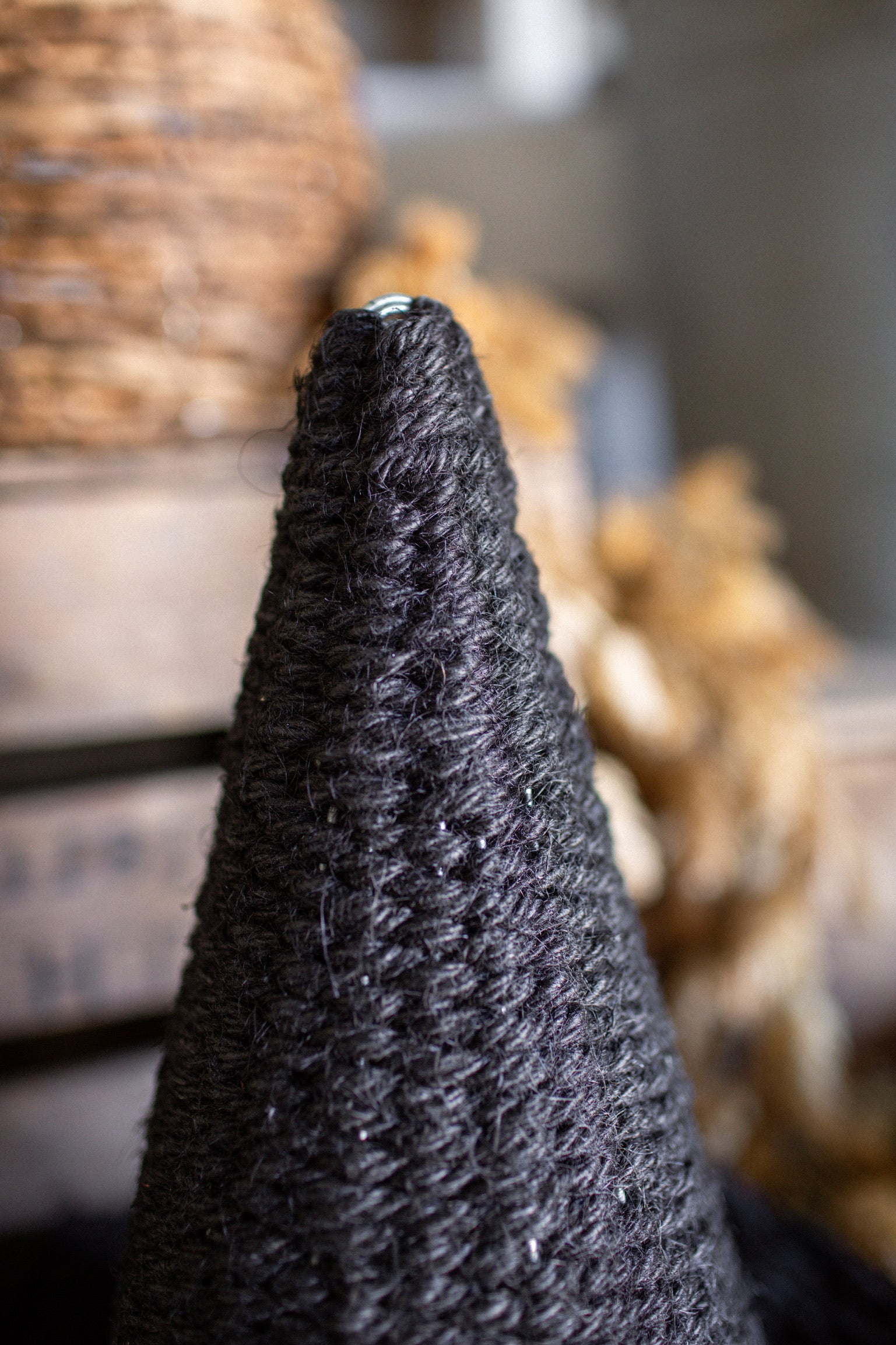 Wicker Witch Hat