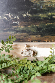 Salvaged Framed River Scene Canvas