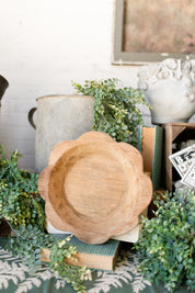 Wood Flower Bowl The Little Burlap Barn®