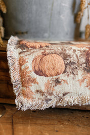 Autumn Leaves & Pumpkins Runner