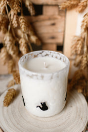 Black Cat Candle