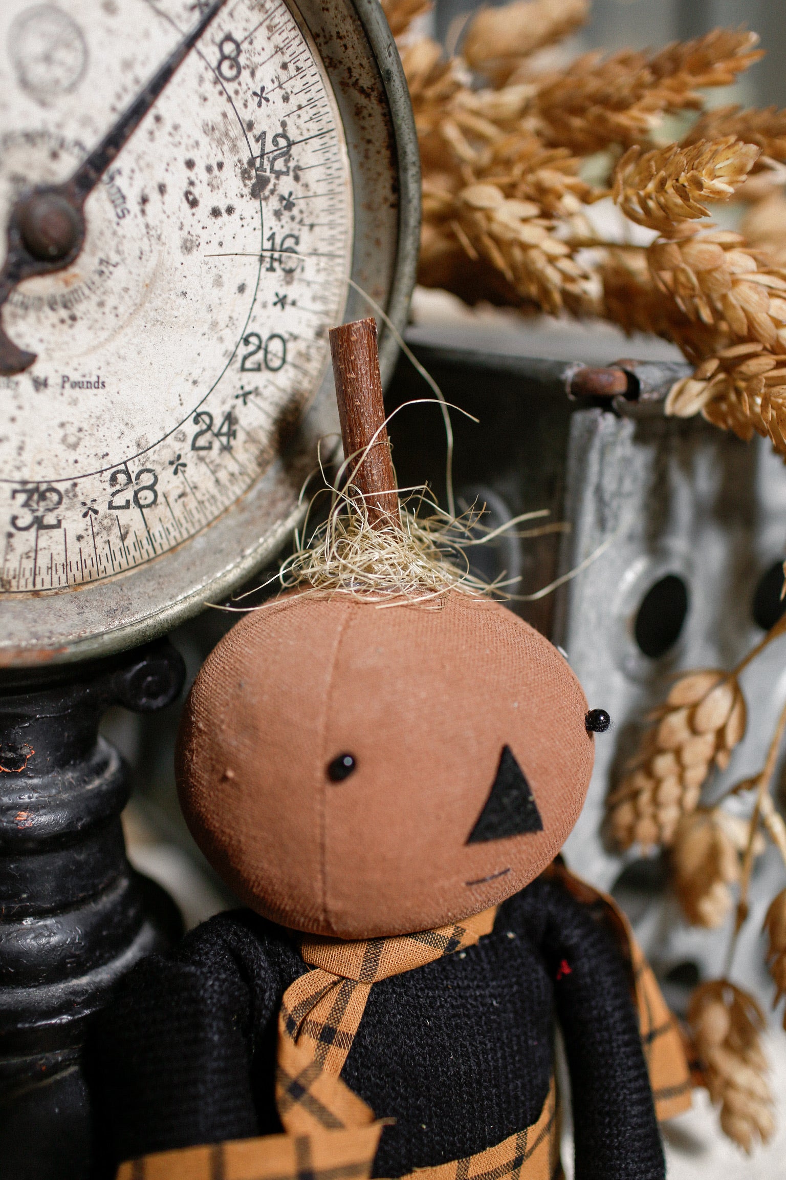 Handmade Harvest Jack Doll