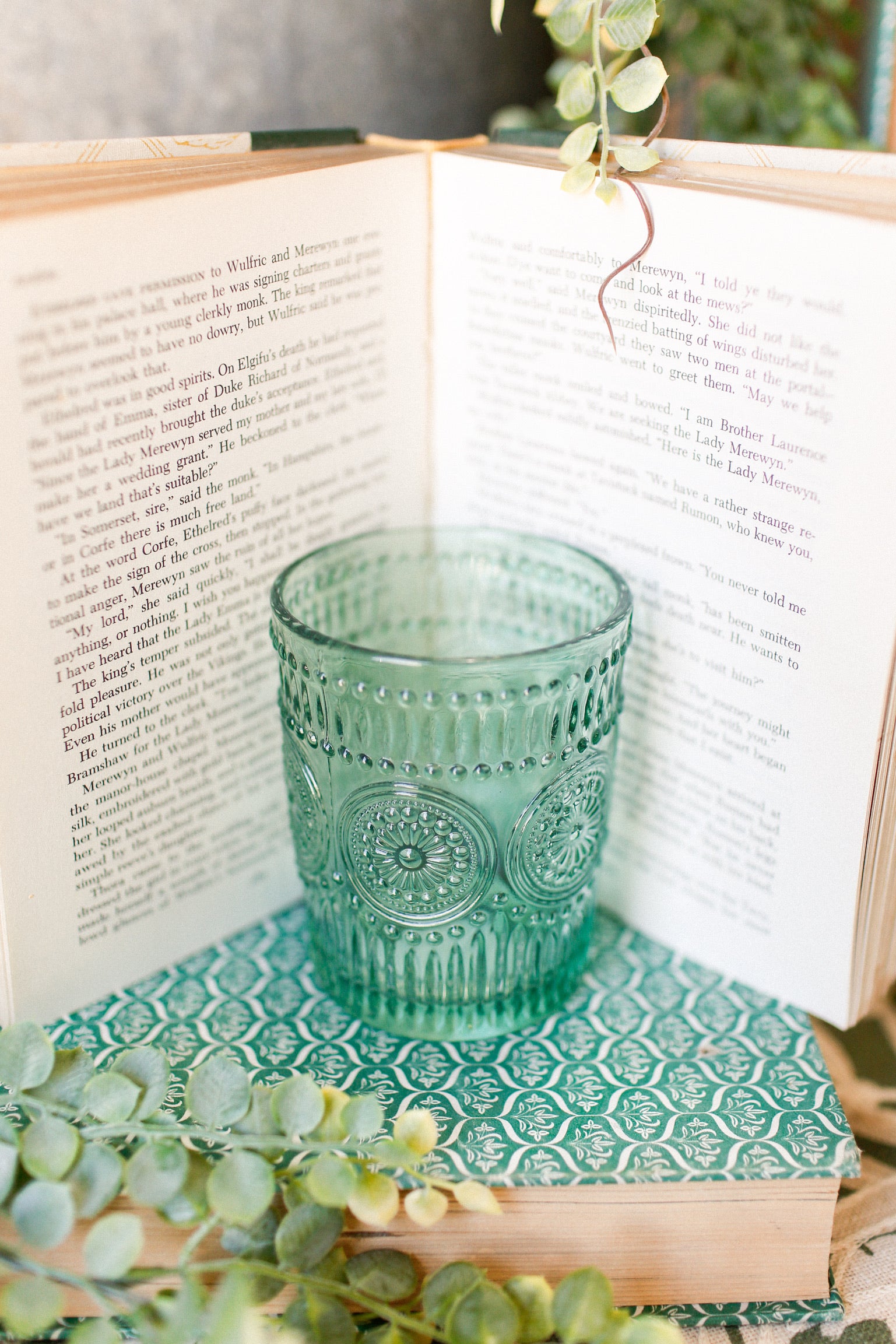 Embossed Drinking Glasses The Little Burlap Barn®
