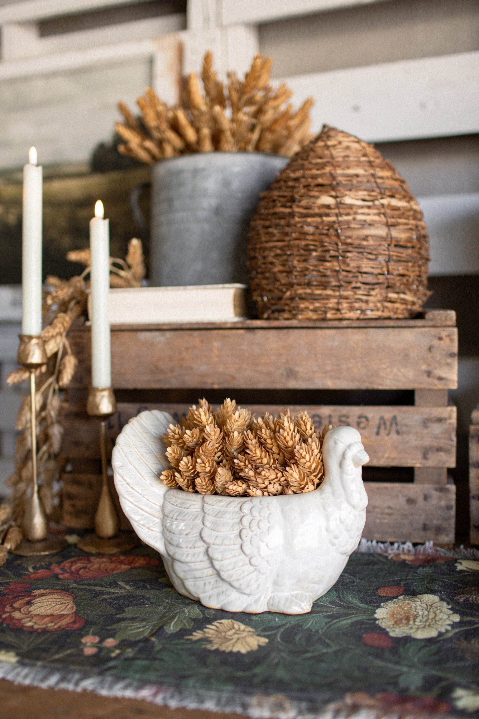 Stoneware Turkey Bowl