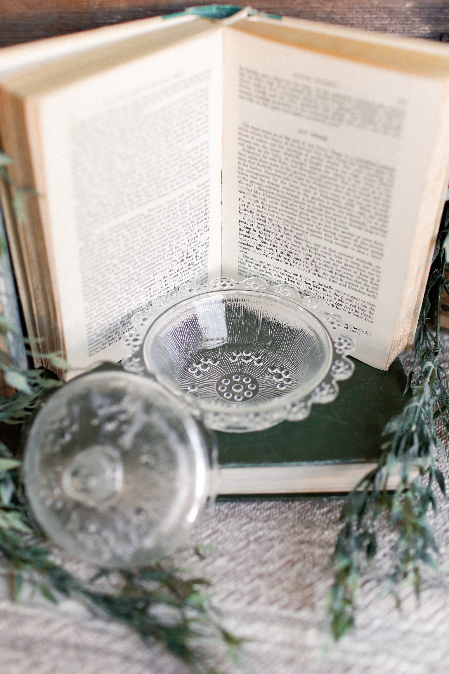 Vintage Scalloped Candy Dish