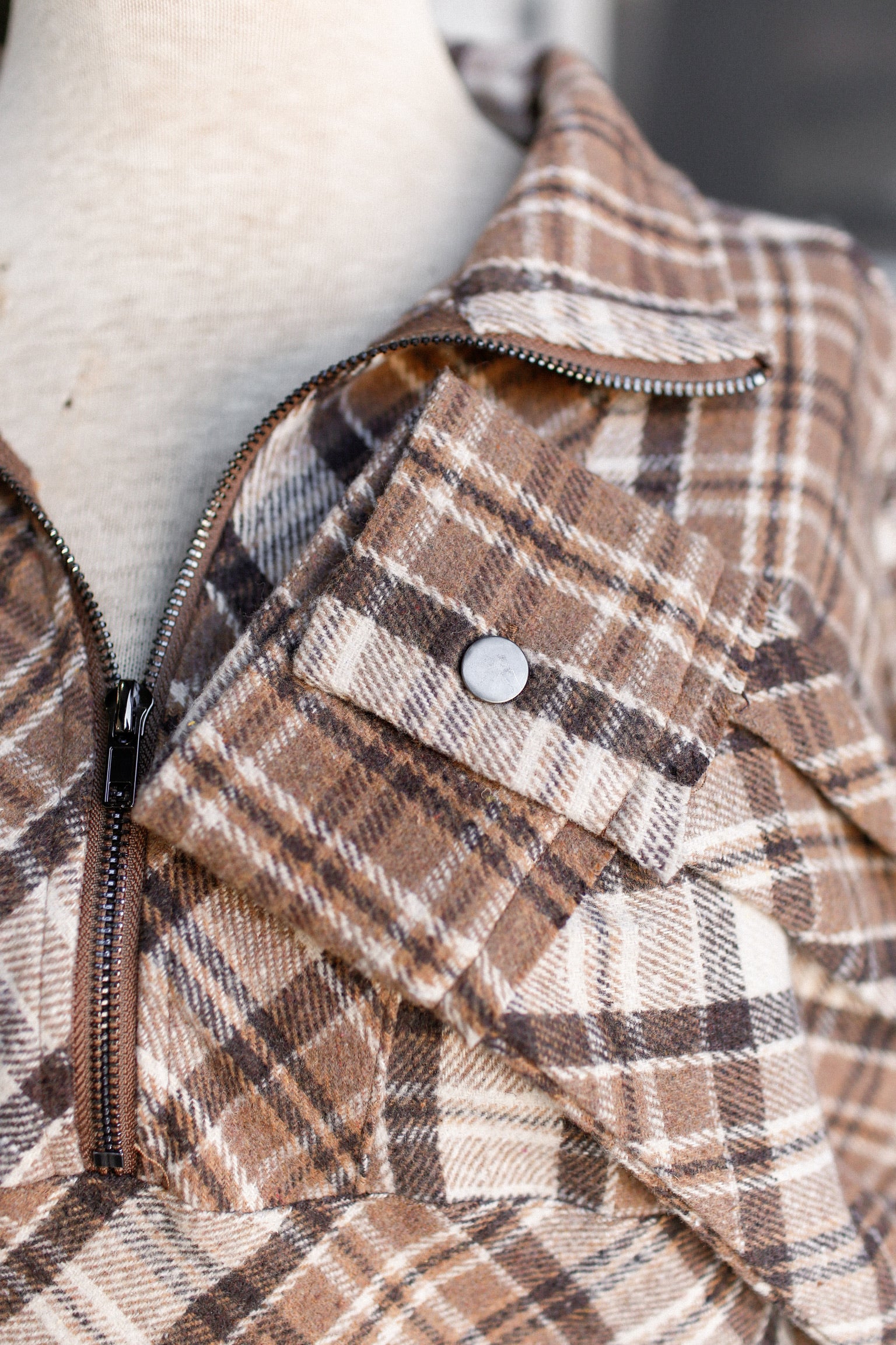 Cotswolds Plaid Pullover