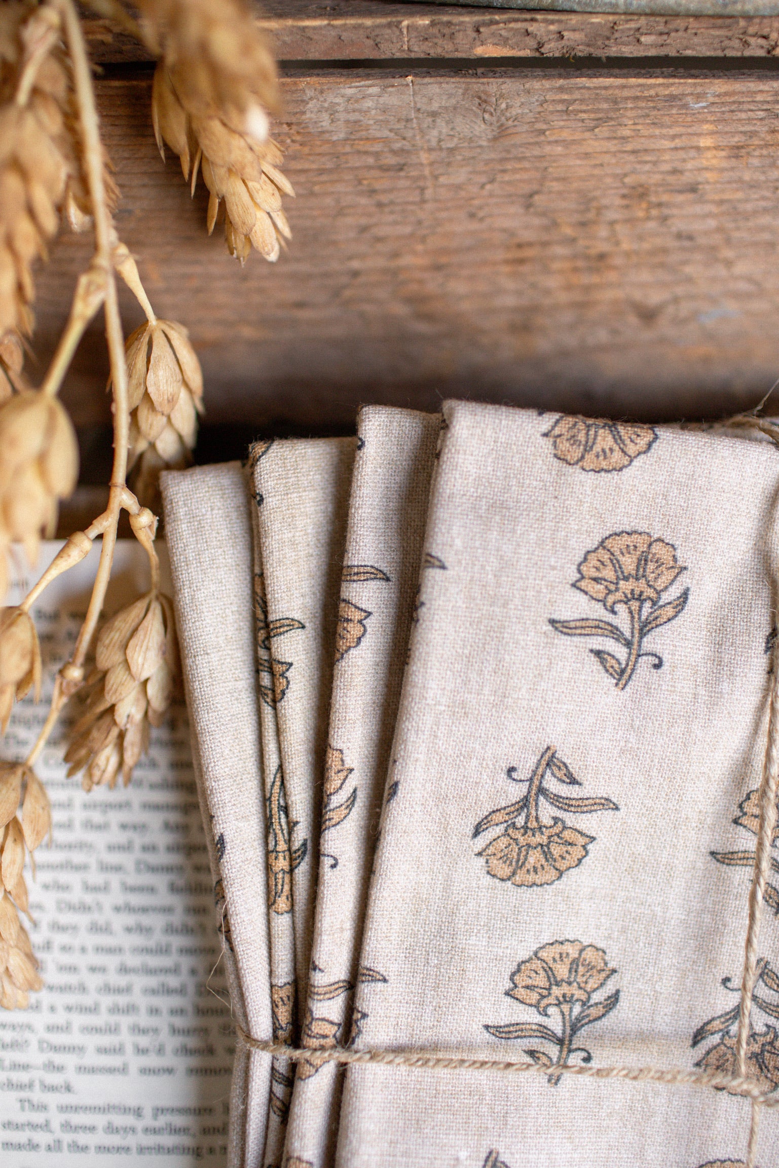 Marigold Block Print Napkins