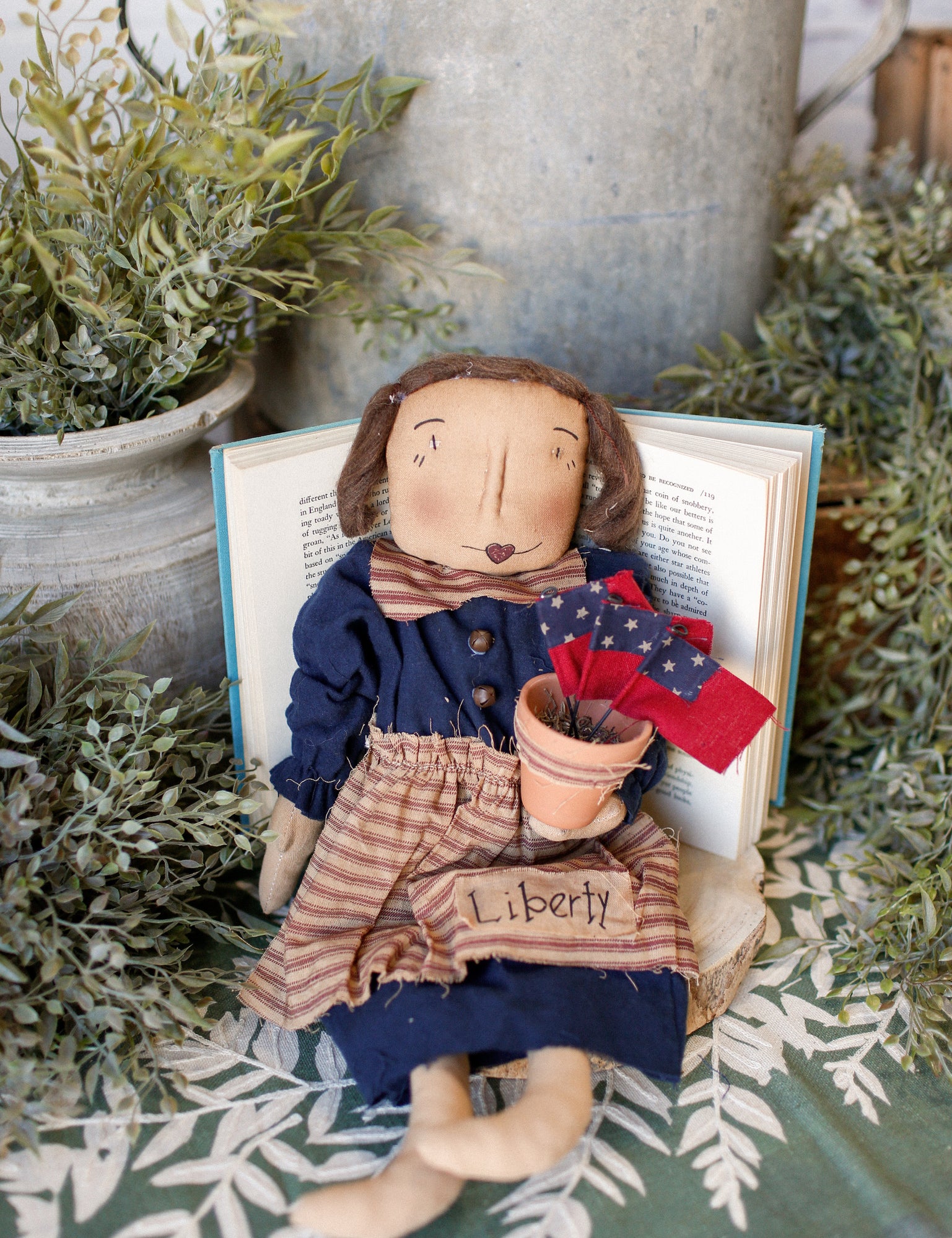 Handmade Liberty Doll The Little Burlap Barn®