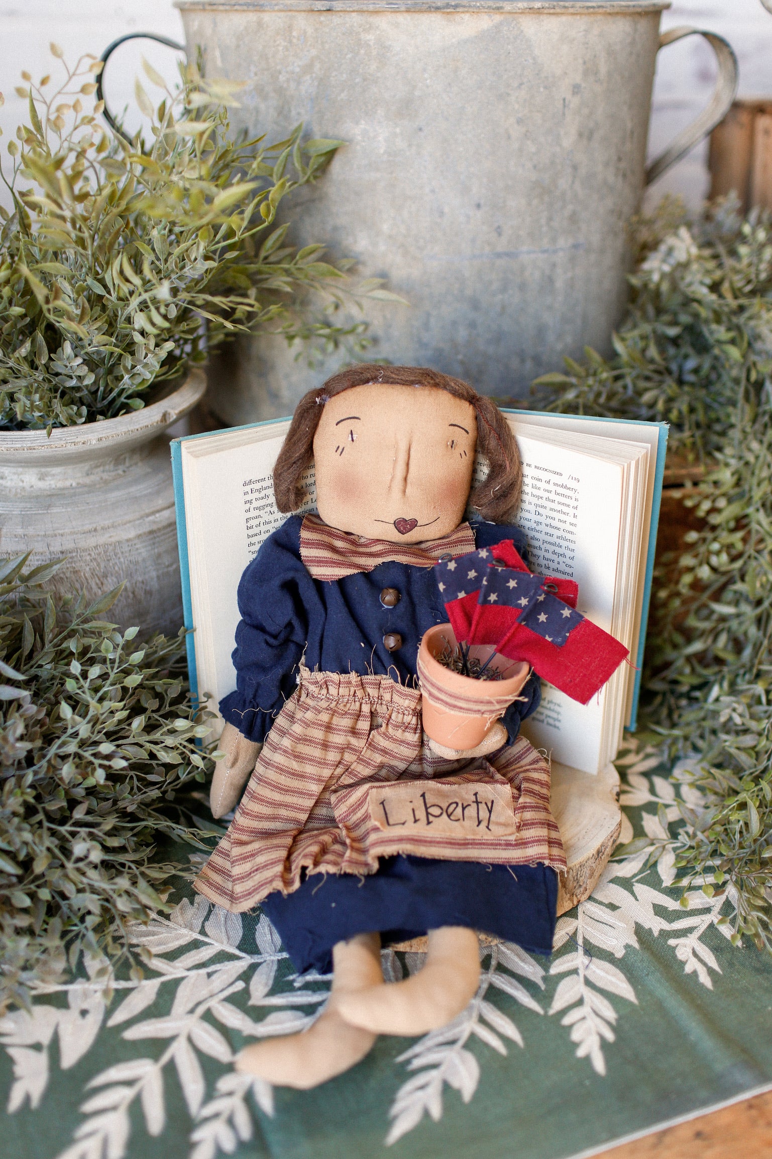 Handmade Liberty Doll The Little Burlap Barn®